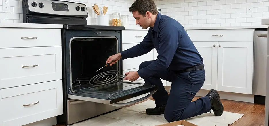 Oven Lower Heating Element Replacement in Bronx