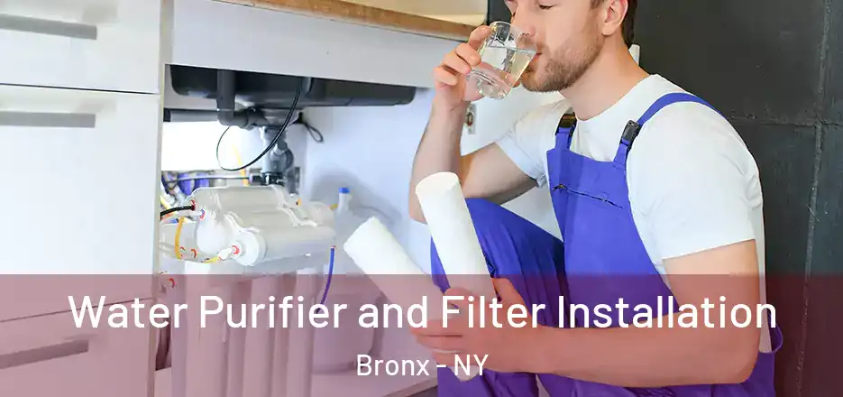  Water Purifier and Filter Installation Bronx - NY